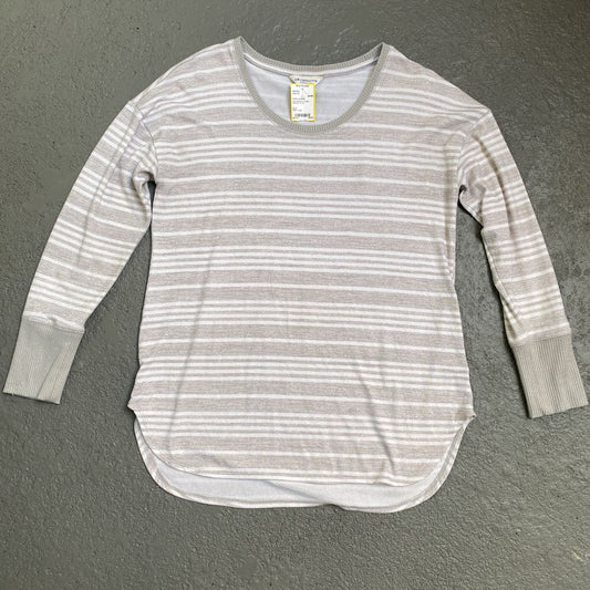stripe relaxed fit LS