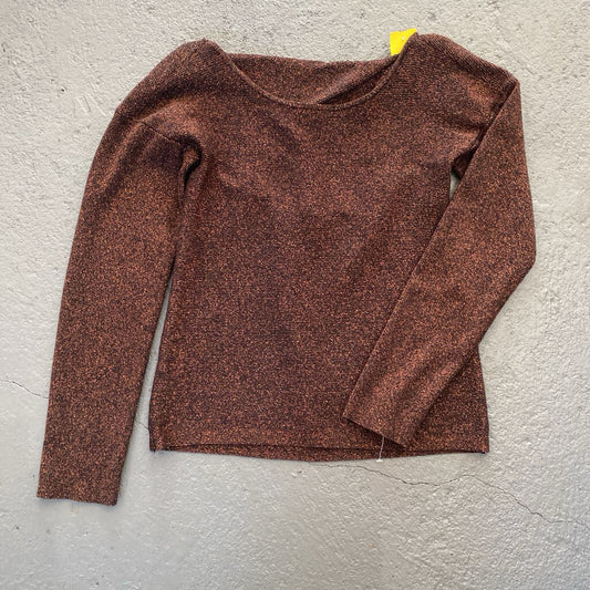 Shimmer Back Crisscross LS