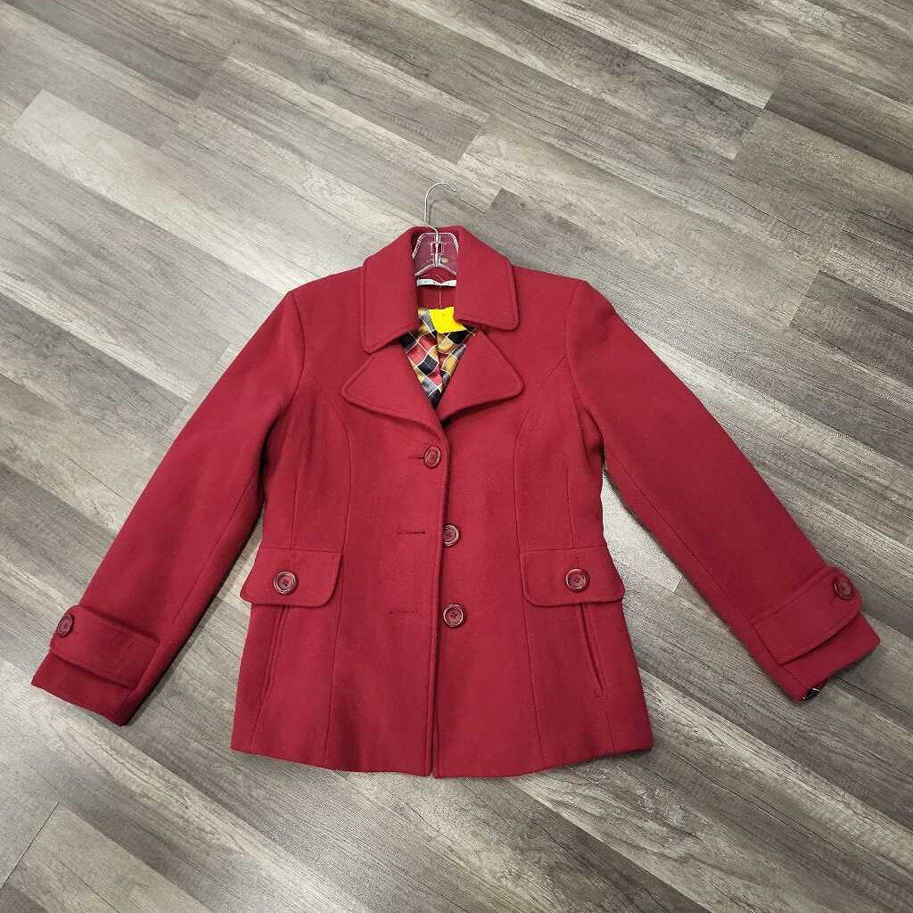 Cabi Women's Red Peacoat