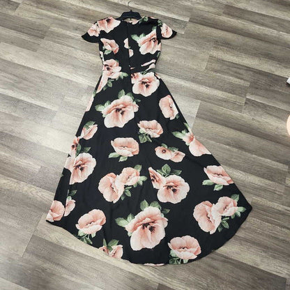 Miami Floral Print SS Wrap Dress