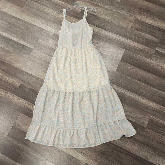 Siena Sky Floral SL Back Tie Dress