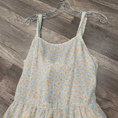 Siena Sky Floral SL Back Tie Dress