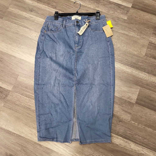 Rachel Roy Denim Skirt w/Front Split