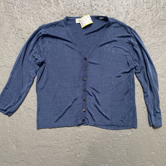 Knit button down
