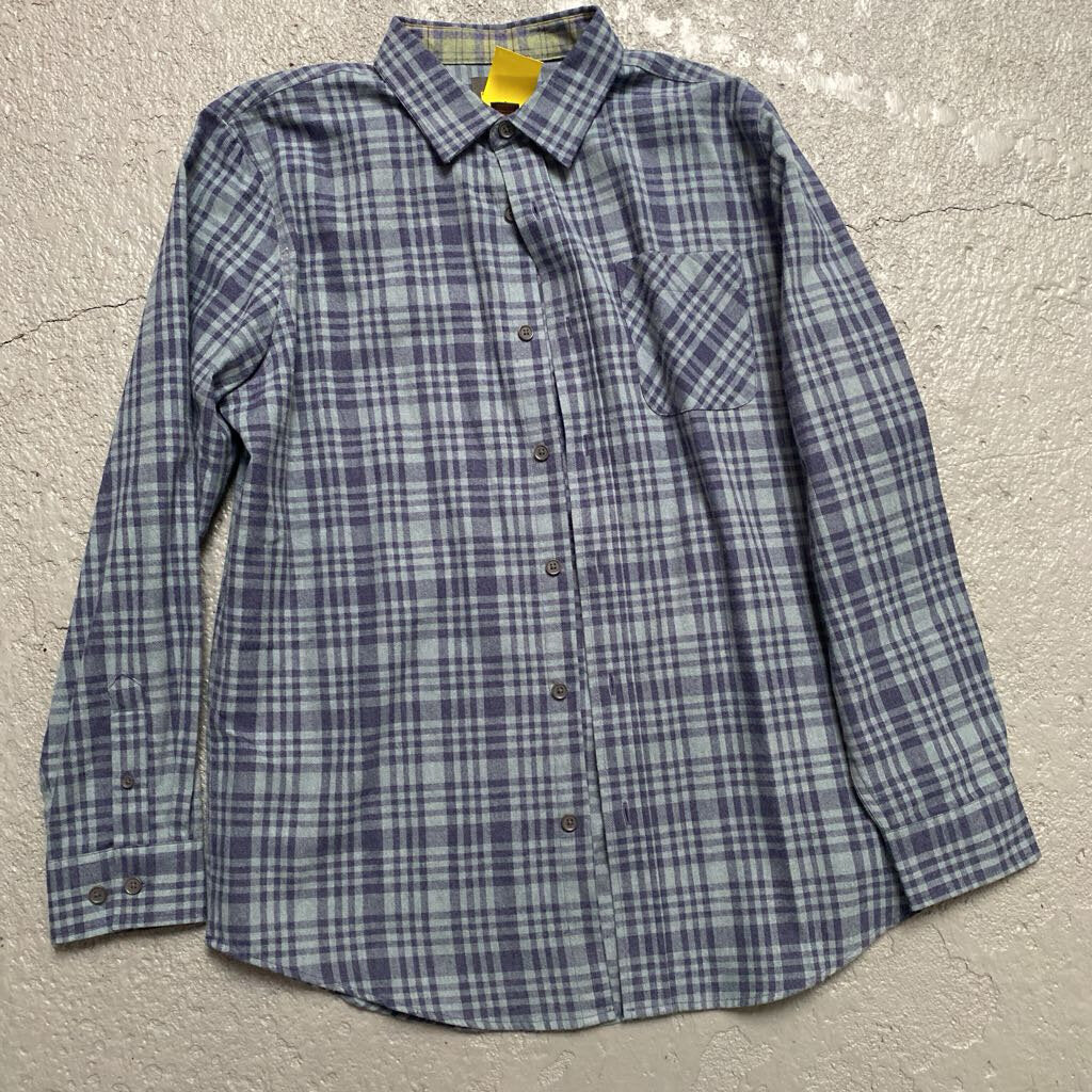 Plaid Long Sleeve Button Up