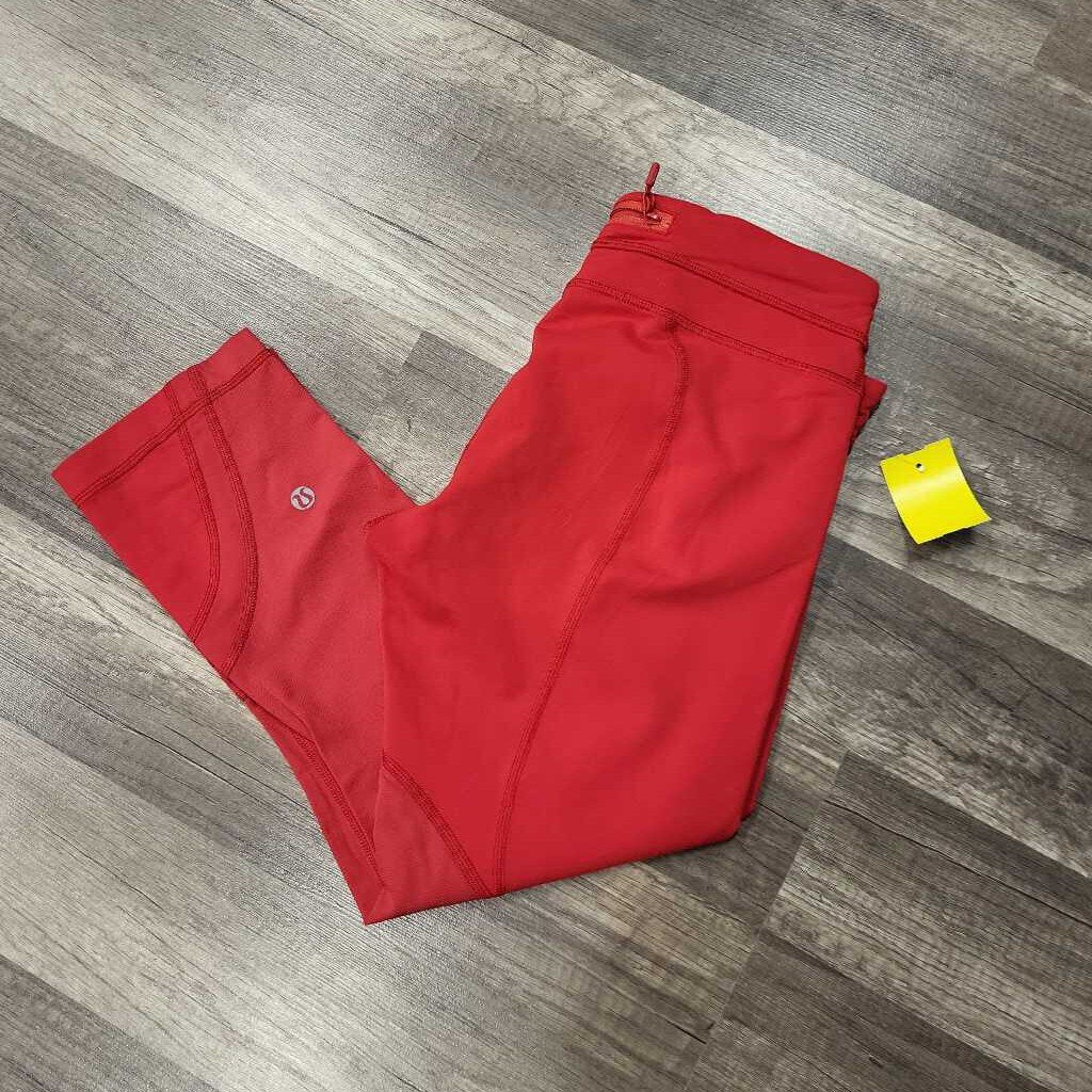 Lululemon Crop Red Leggings