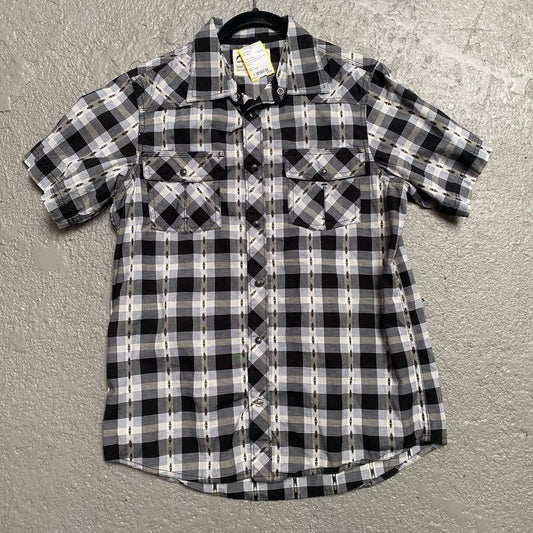 Woven Button Down Short Sleeve