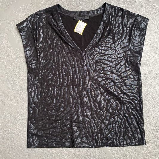 Metallic Low Cut Short Sleeve