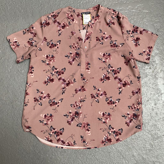 Floral Short Sleeve Blouse