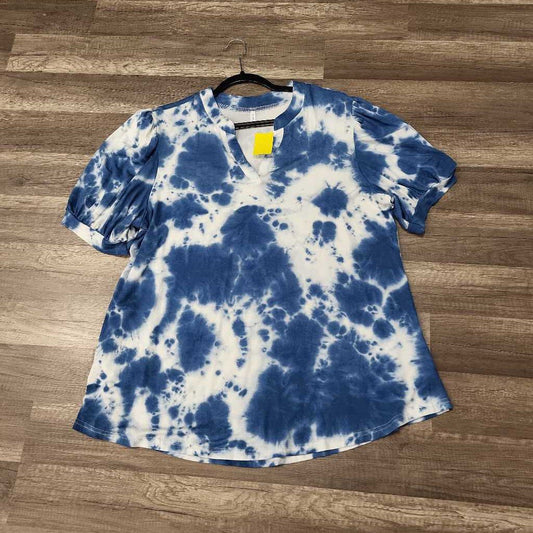 Anyally SS Tie Dye Print Top