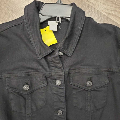 Chicos Perfect Stretch Frey-hem Denim Jacket