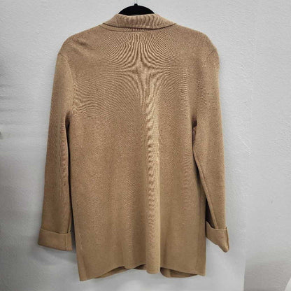 Lands End 100% Cotton Open Cardigan