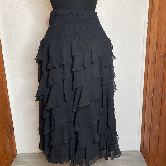 Multi Layer Tiered Ruched Skirt