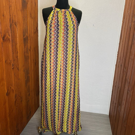Pattern Halter Maxi
