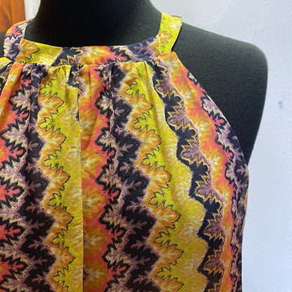 Pattern Halter Maxi