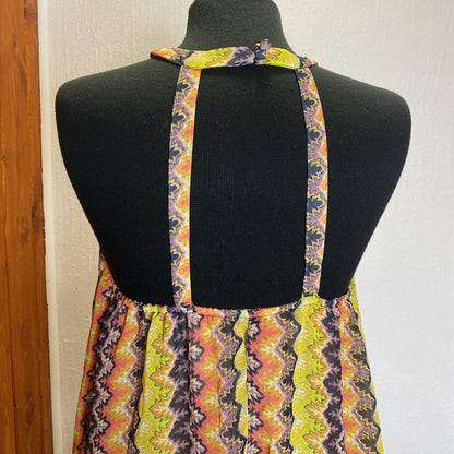 Pattern Halter Maxi