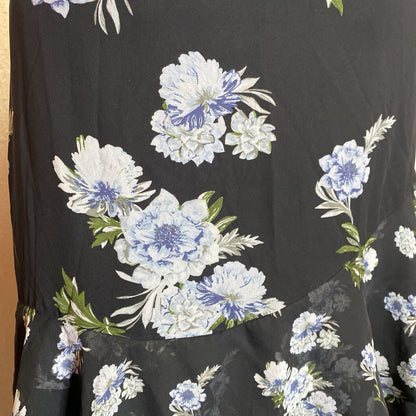 Floral Chiffon Ruffle Dress