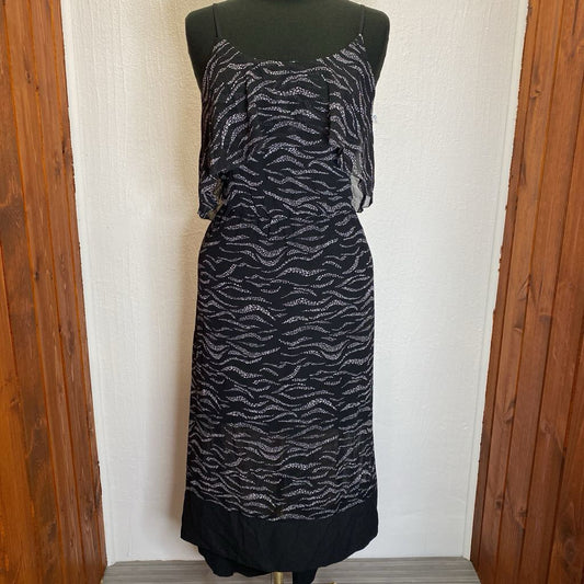 Sheer Tiered Maxi Dress