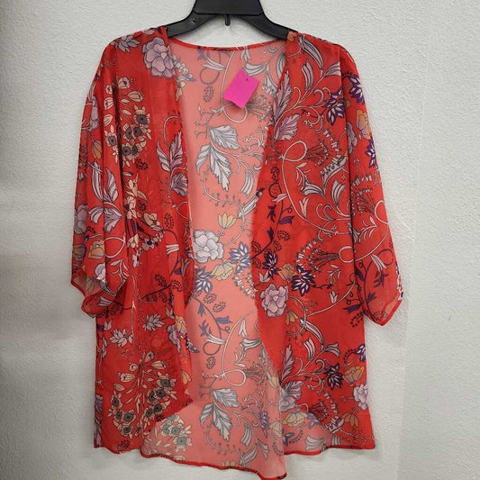 Floral Print Sheer Cardi