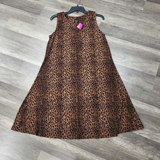 AK Animal Print SL Dress