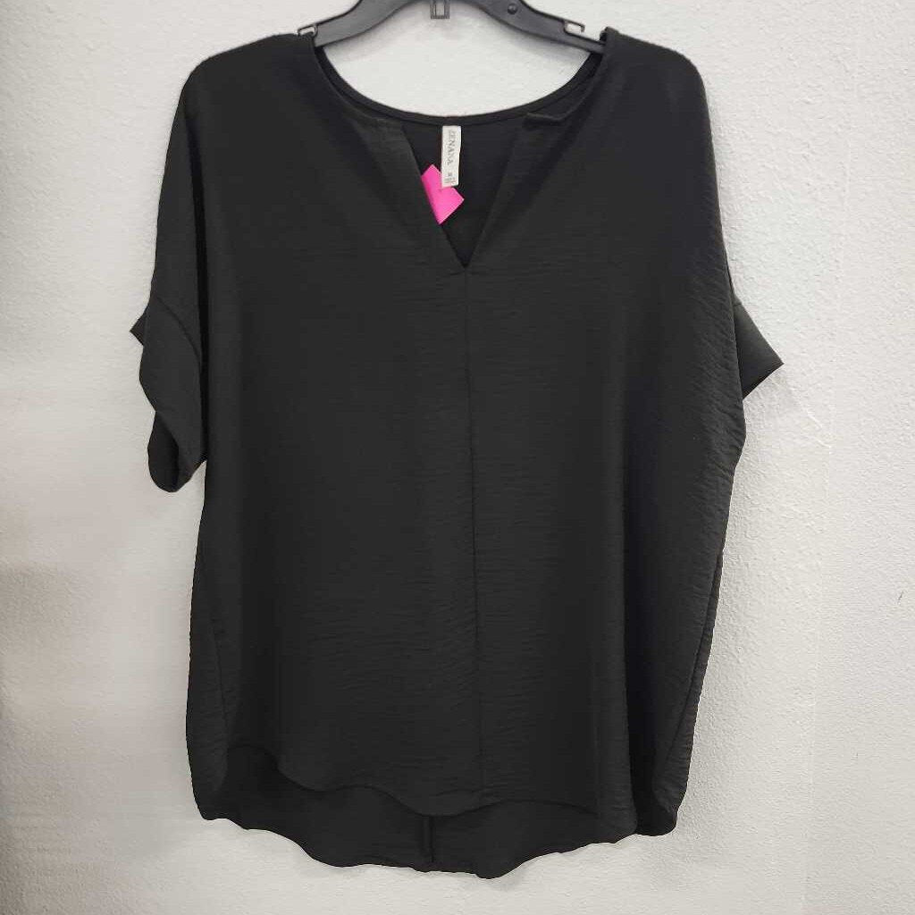 Zenana SS V Neck