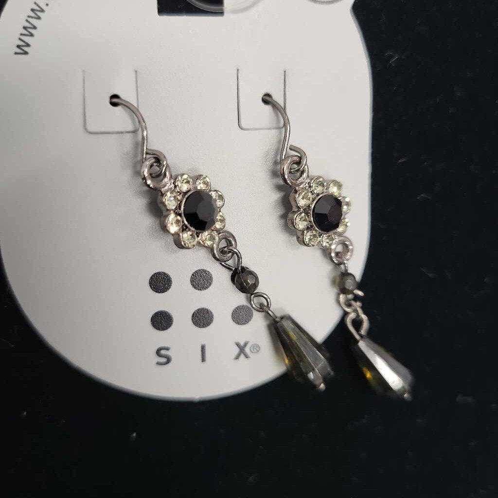 Six Treardrop Earrings