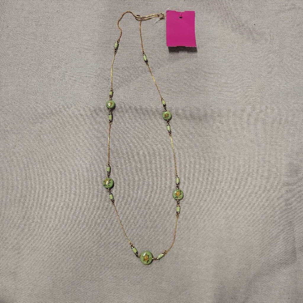 Vintage Green Necklace