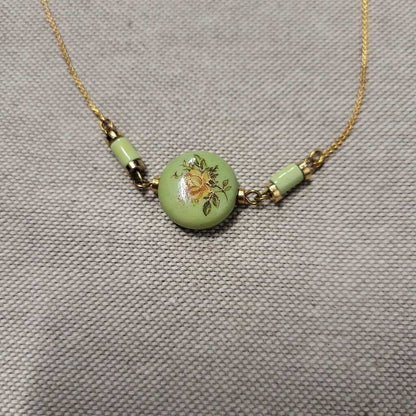 Vintage Green Necklace