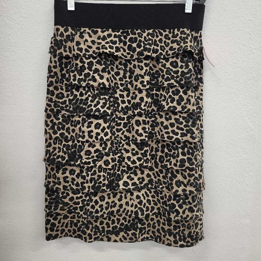 Alfani Animal Print Tiered Skirt