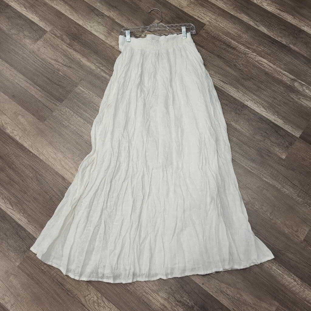 INC Linen Blend Maxi Skirt