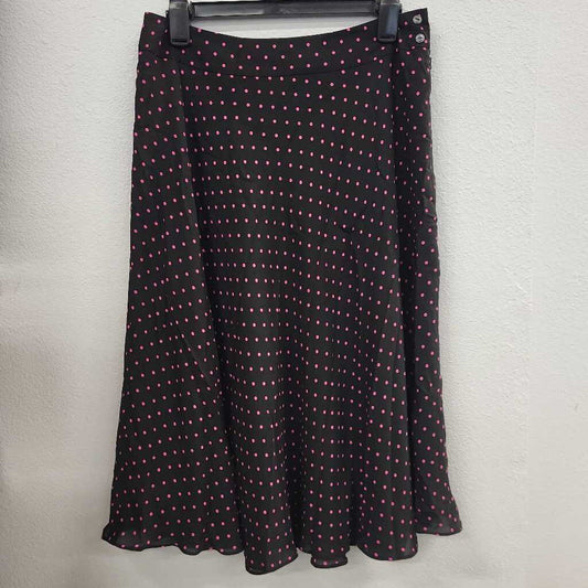 Jones NY Dotted Silk Skirt