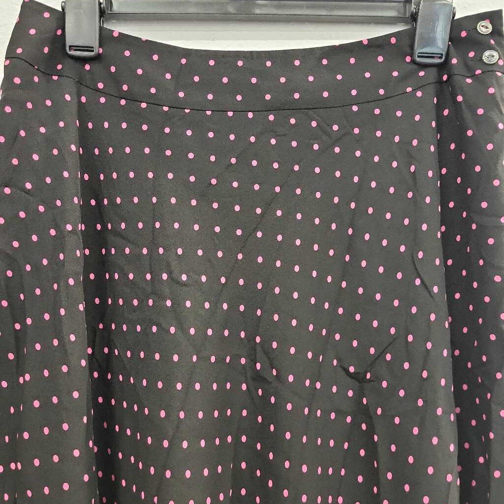 Jones NY Dotted Silk Skirt