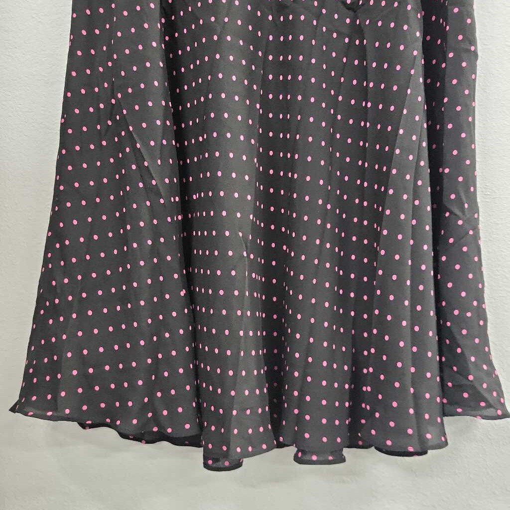 Jones NY Dotted Silk Skirt