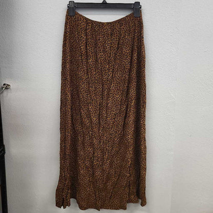 Vintage Jones NY Sport Animal Print Maxi Skirt with Front Buttons