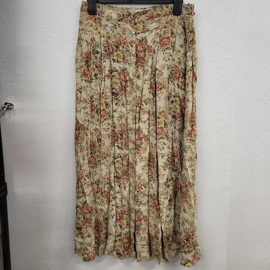 JH Collectibles Front Button Floral Print Maxi Skirt