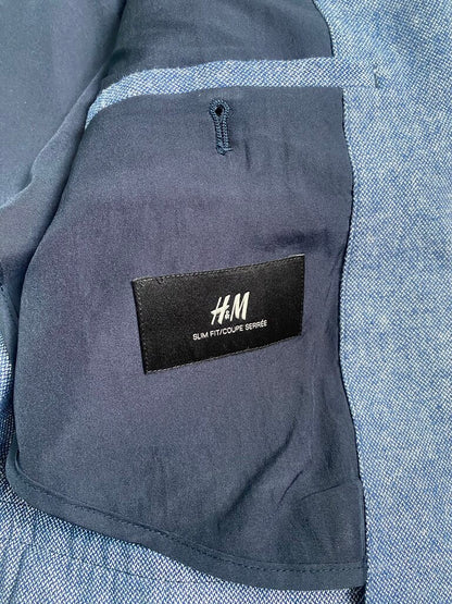 Slim Fit Blazer with Elbow Patch