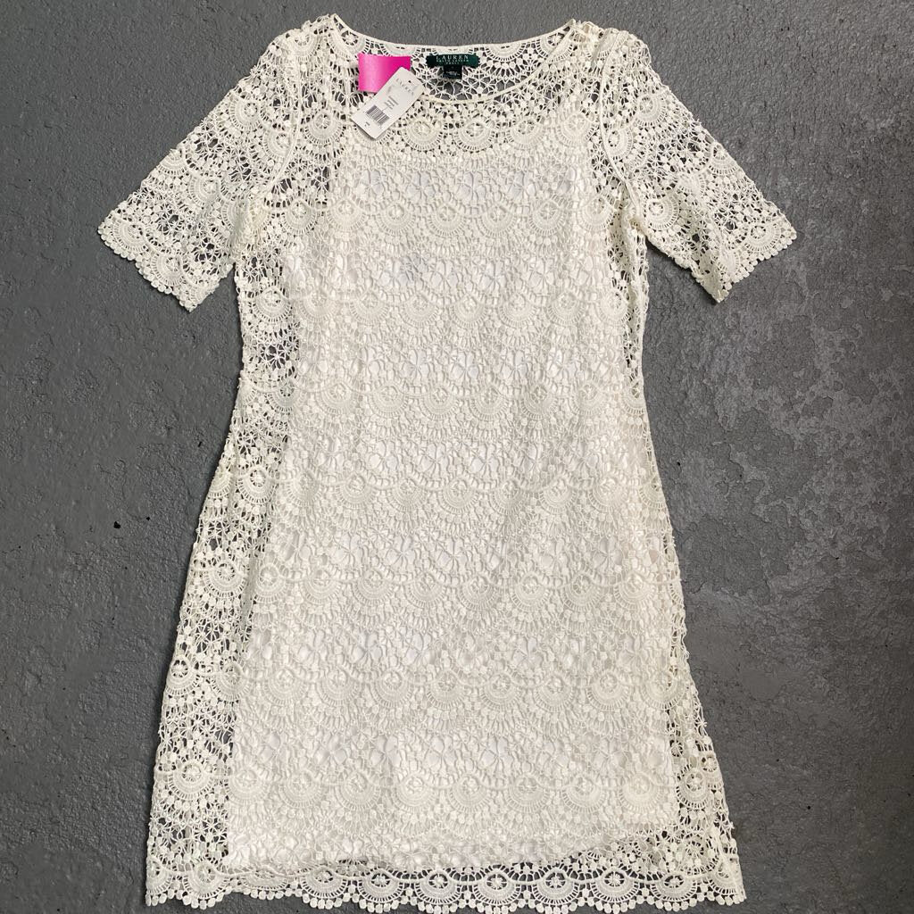 Crochet Overlay Dress
