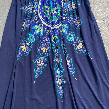 Studded Pattern Maxi Dress