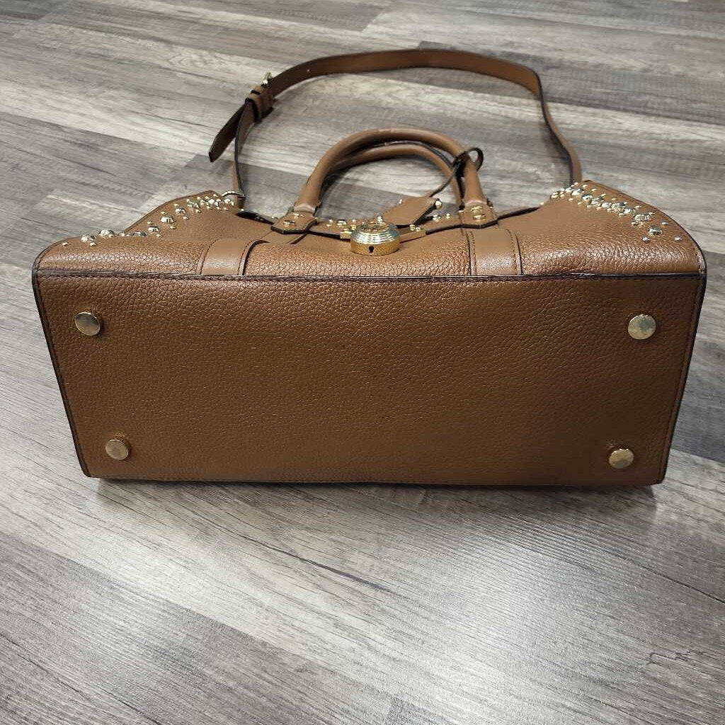 Michael Kors Nouveau Hamilton Leather Satchel Bag