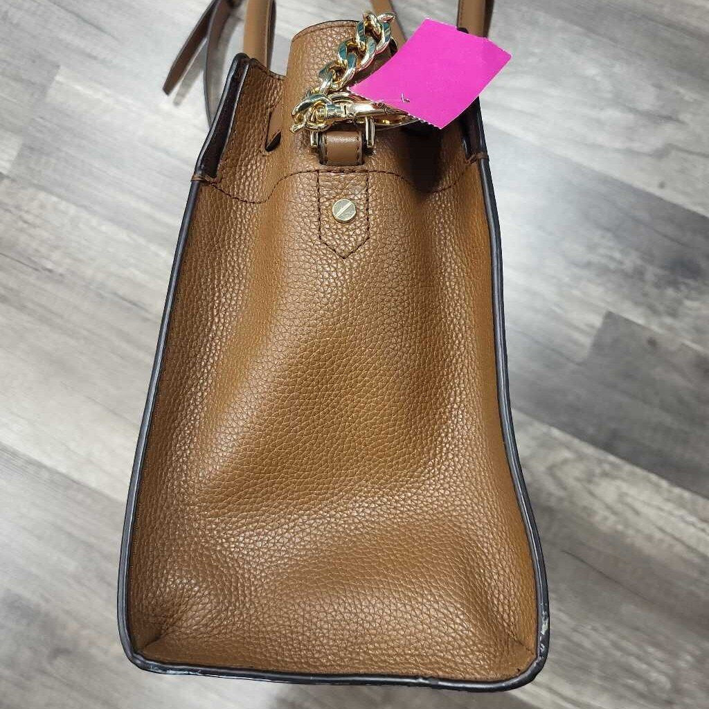 Michael Kors Nouveau Hamilton Leather Satchel Bag