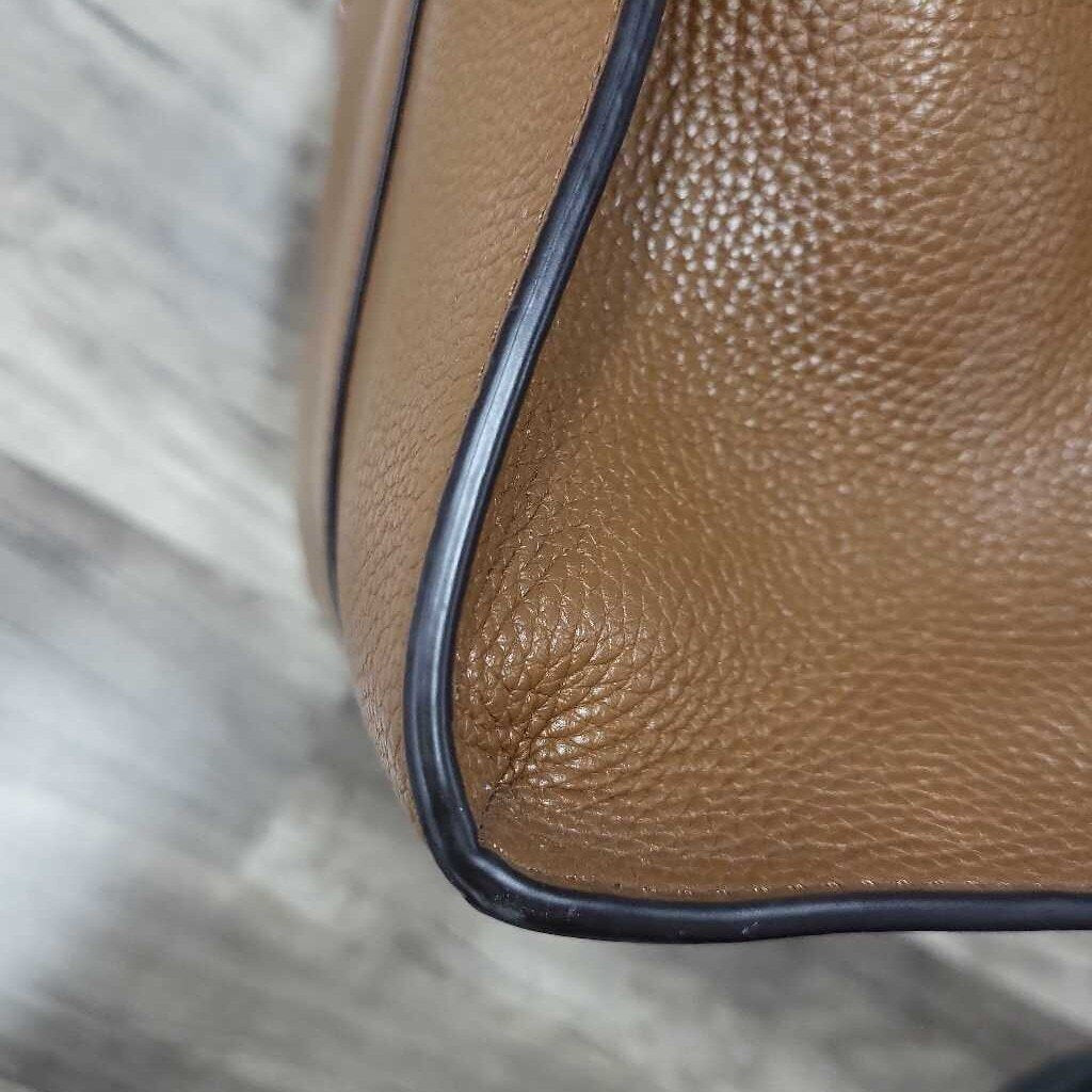 Michael Kors Nouveau Hamilton Leather Satchel Bag