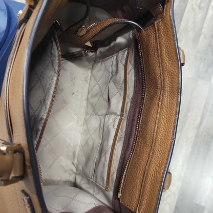 Michael Kors Nouveau Hamilton Leather Satchel Bag
