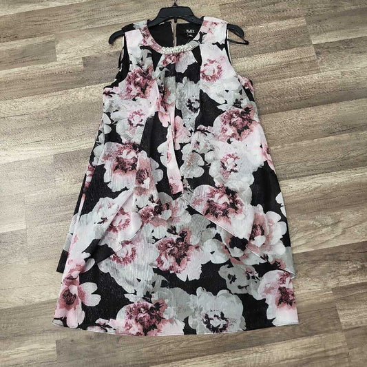SLNY Floral Print SL Dress