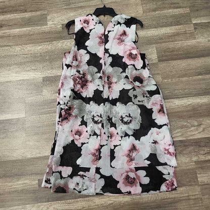 SLNY Floral Print SL Dress