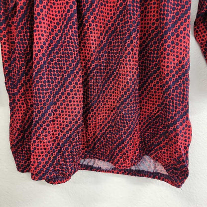 Michael Kors 3/4 Slv Pattern Print Top