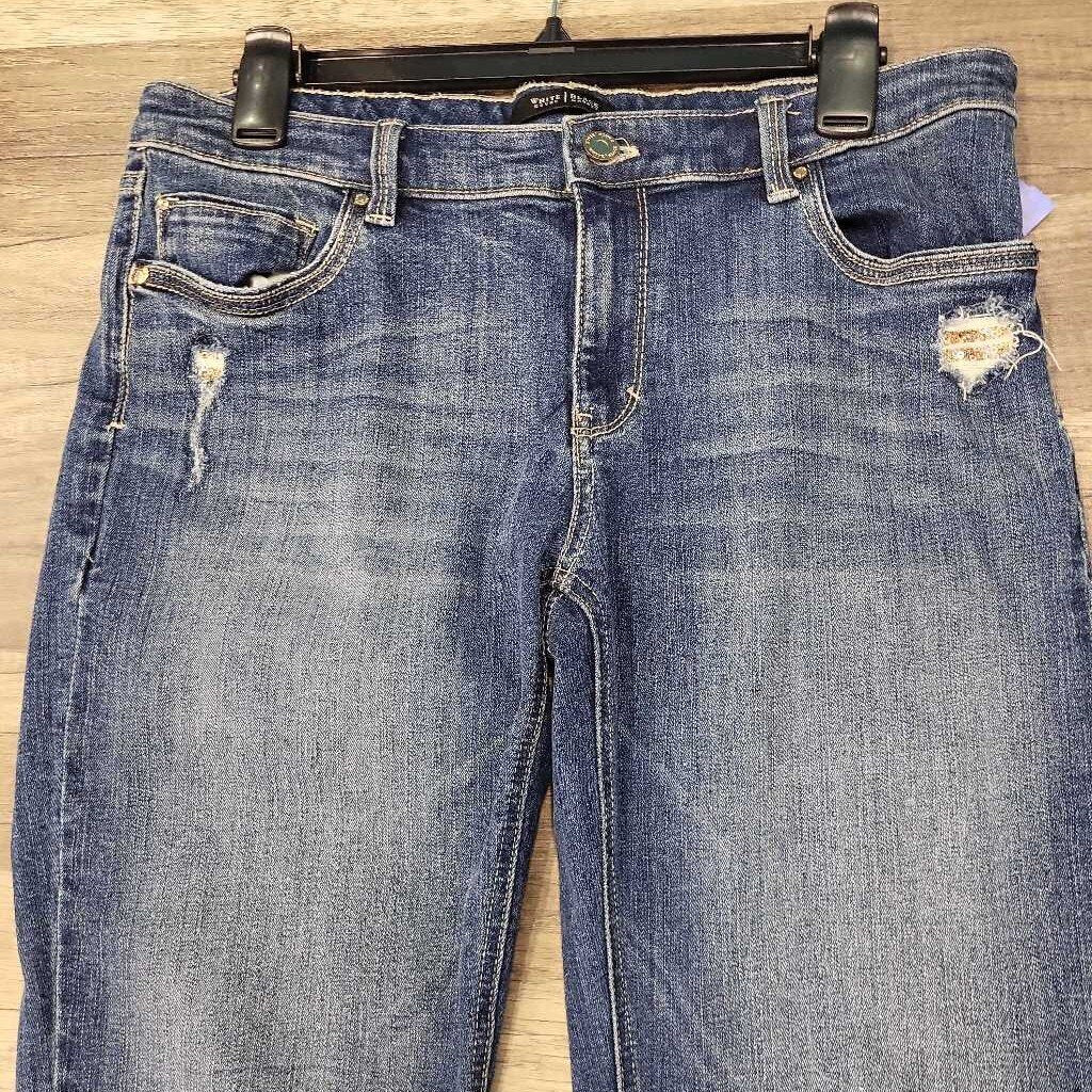 WHBM Crop Leg Jeans