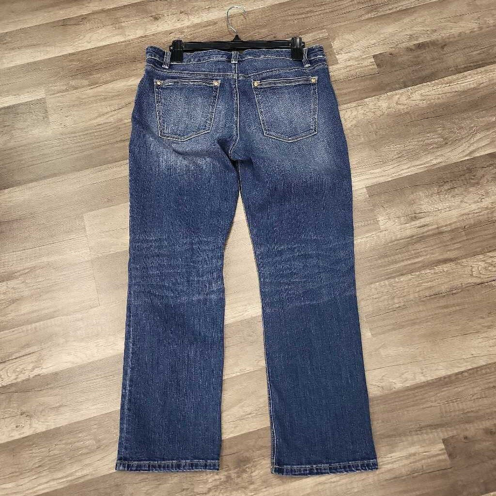 WHBM Crop Leg Jeans