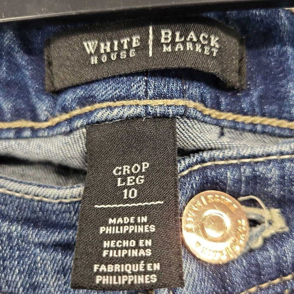 WHBM Crop Leg Jeans