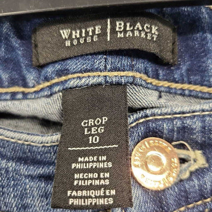 WHBM Crop Leg Jeans