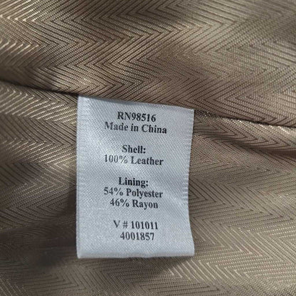 Coldwater Creek Leather Vest